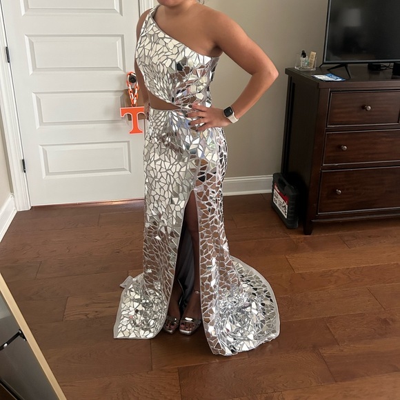 open lace back dress Sherri Hill 55924 Dress | Sherri Hill Dresses main image 0